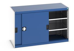 Bott Cubio Cupboard with Sliding Doors 800H x1300Wx650mmD Bott Cubio Sliding Solid Door Cupboards with shelves and drawers 1600mm high option available 30/40022061.11 Bott Cubio Cupboard with Sliding Doors 800H x1300Wx650mmD.jpg